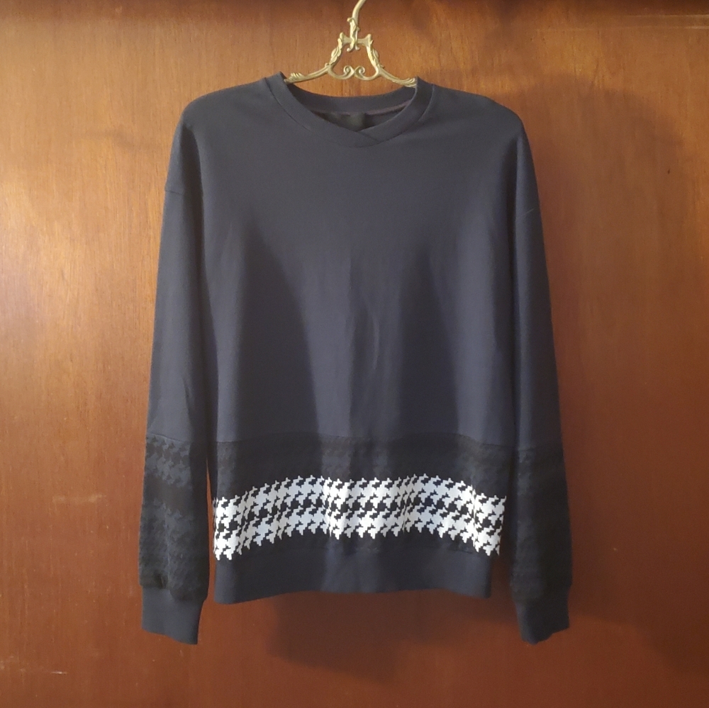 3.1 Phillip Lim navy classic boxy drop shoulder sweater
